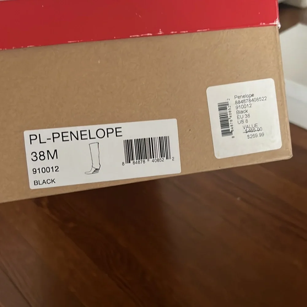 5/48 Penelope Leather Over The Knee Boot 38 - Picture 9 of 9